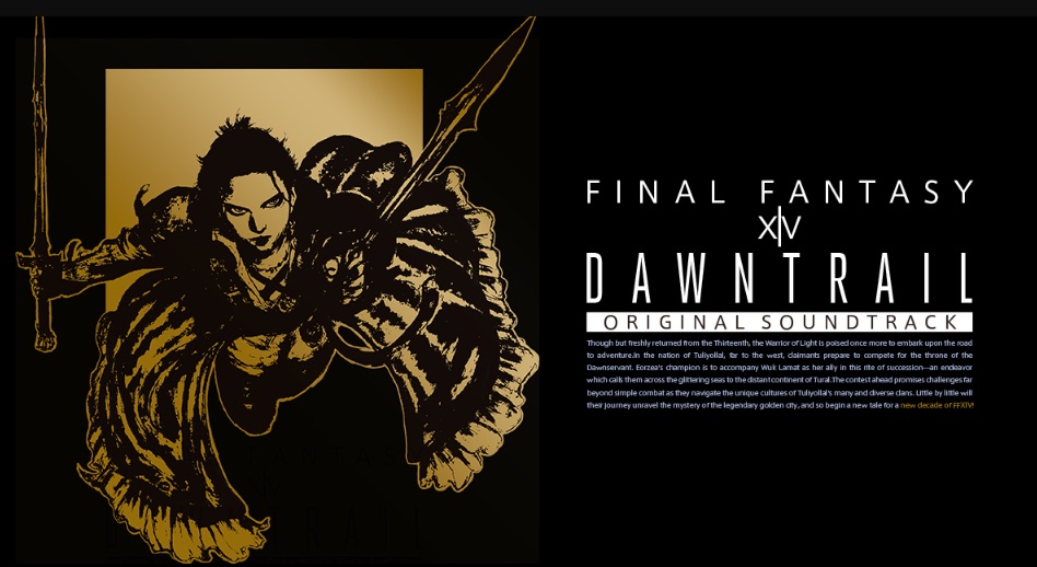 Dawntrail: Final Fantasy XIV Original Soundtrack debuts on Spotify