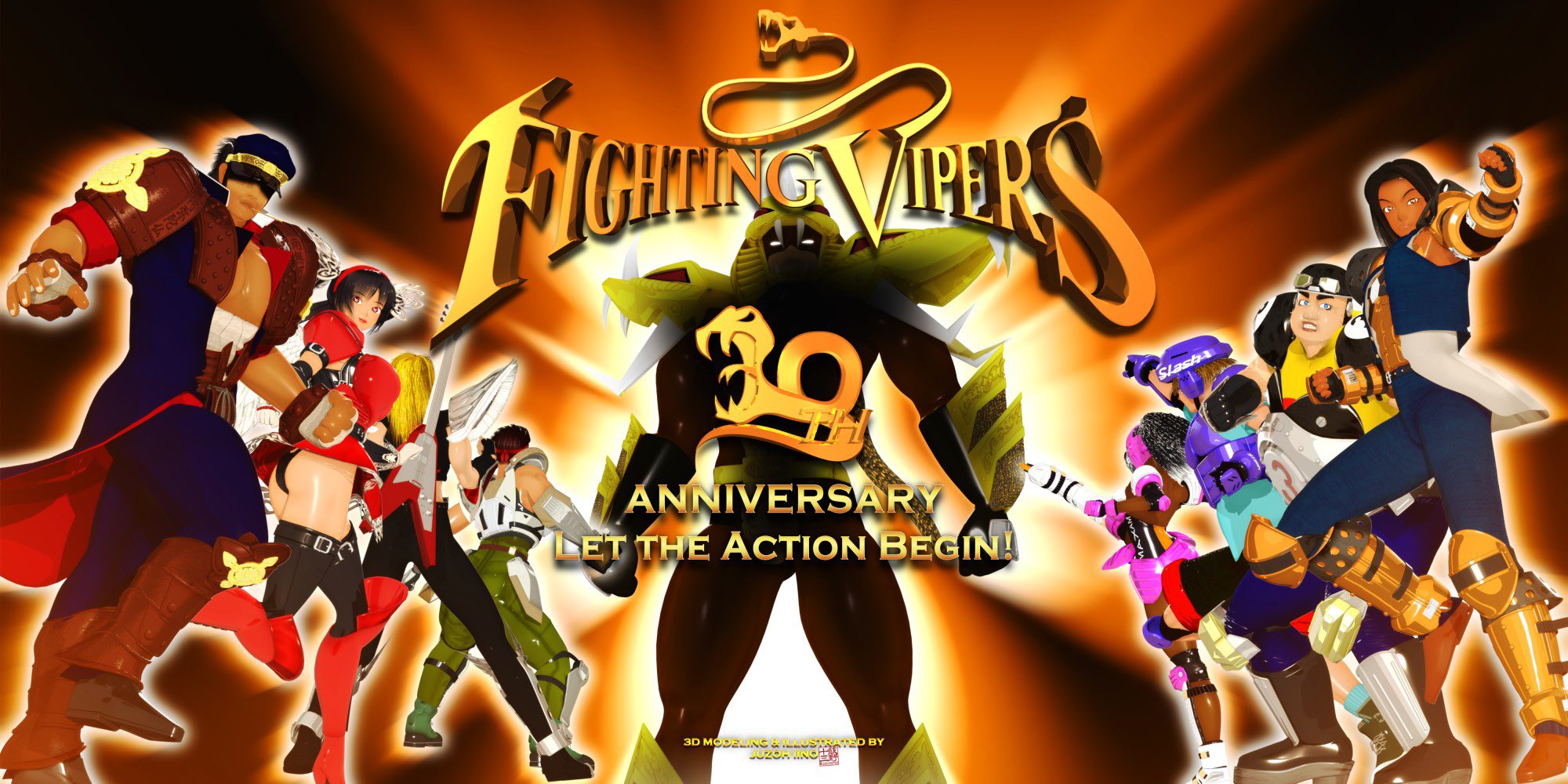Fighting Vipers 30th Anniversary Album published by Wave Master