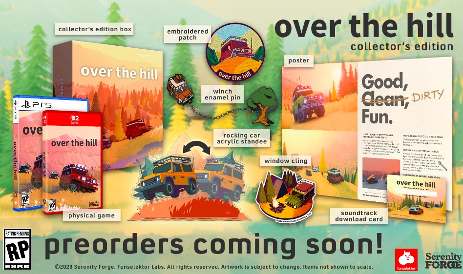 Over the Hill collector's edition box includes soundtrack download