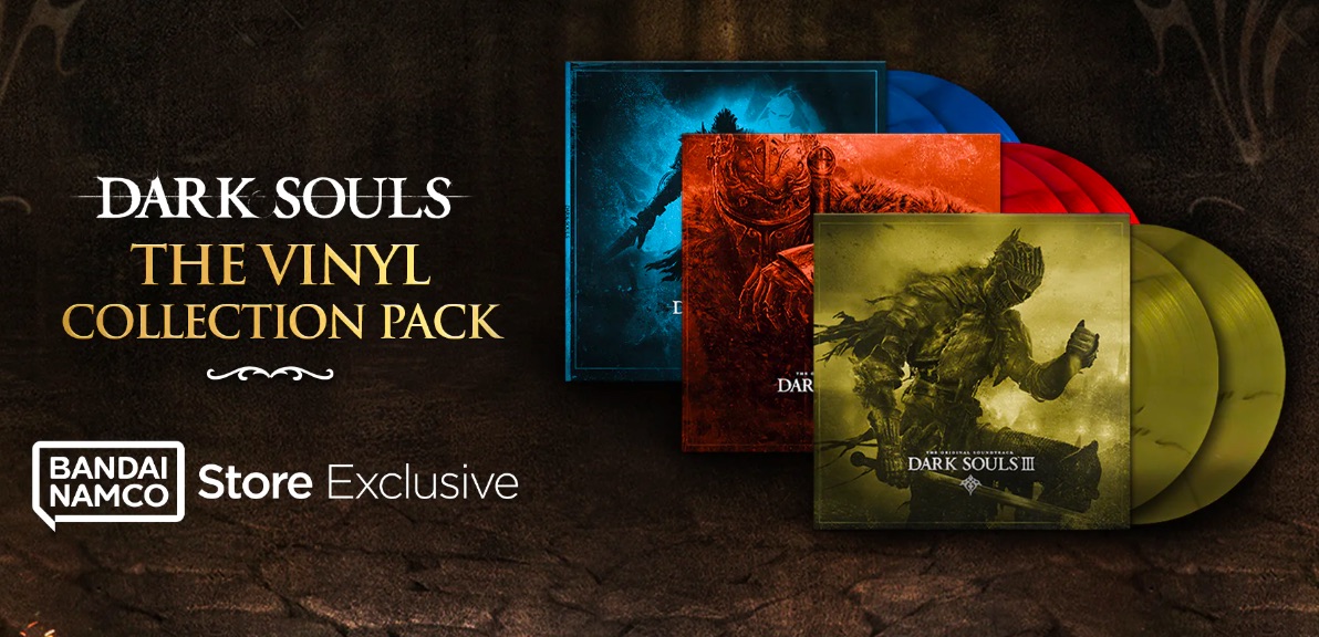 Dark Souls: The Vinyl Trilogy ships from the Bandai Namco Store for Europe