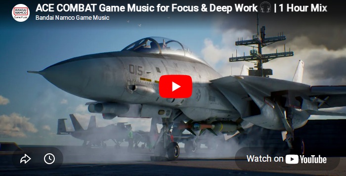 Bandai Namco posts 'Focus & Deep Work' one-hour mix videos