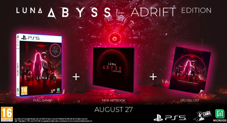 Microids publishes Luna Abyss retail edition for PlayStation 5