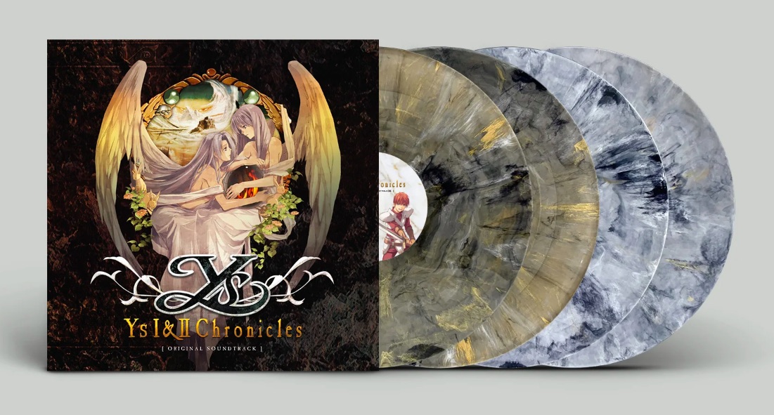 Ys I & II Chronicles Original Soundtrack pressed on vinyl and compact disc