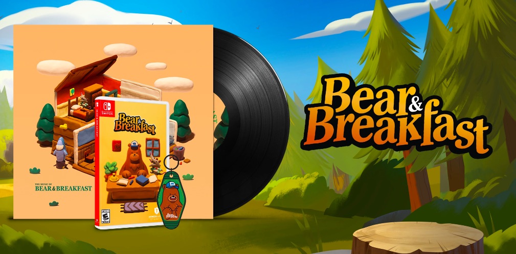 Bear and Breakfast vinyl soundtrack pressed by iam8bit
