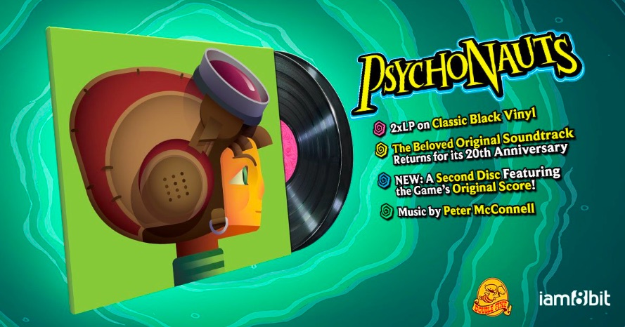 Psychonauts - 20th Anniversary Edition 2xLP preorders open at iam8bit