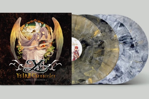 Ys I & II Chronicles Original Soundtrack pressed on vinyl and compact disc