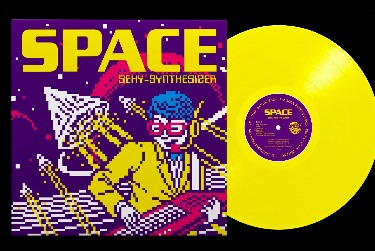 SPACE by Sexy-Synthesizer ships on yellow vinyl via 8-Bit Is Enough