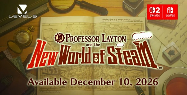 Professor Layton & the New World of Steam arrives on December 10th